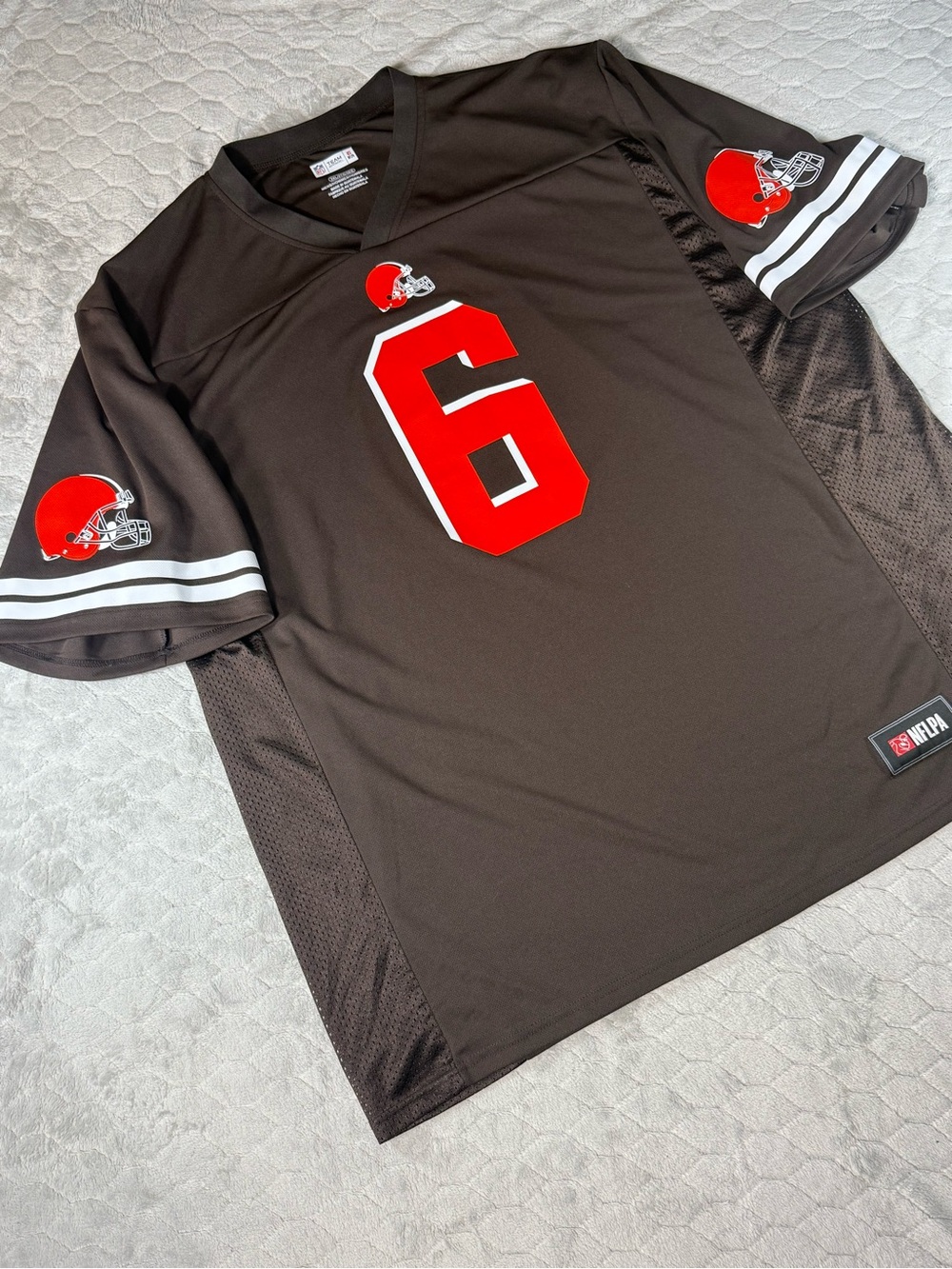 Baker‎ Mayfield Cleveland Browns #6 Jersey Men’s 3XL Brown NFL Team Apparel